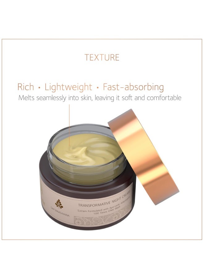 SoulTree Saptarasayana Transformative Night Cream – 50g - Image 2