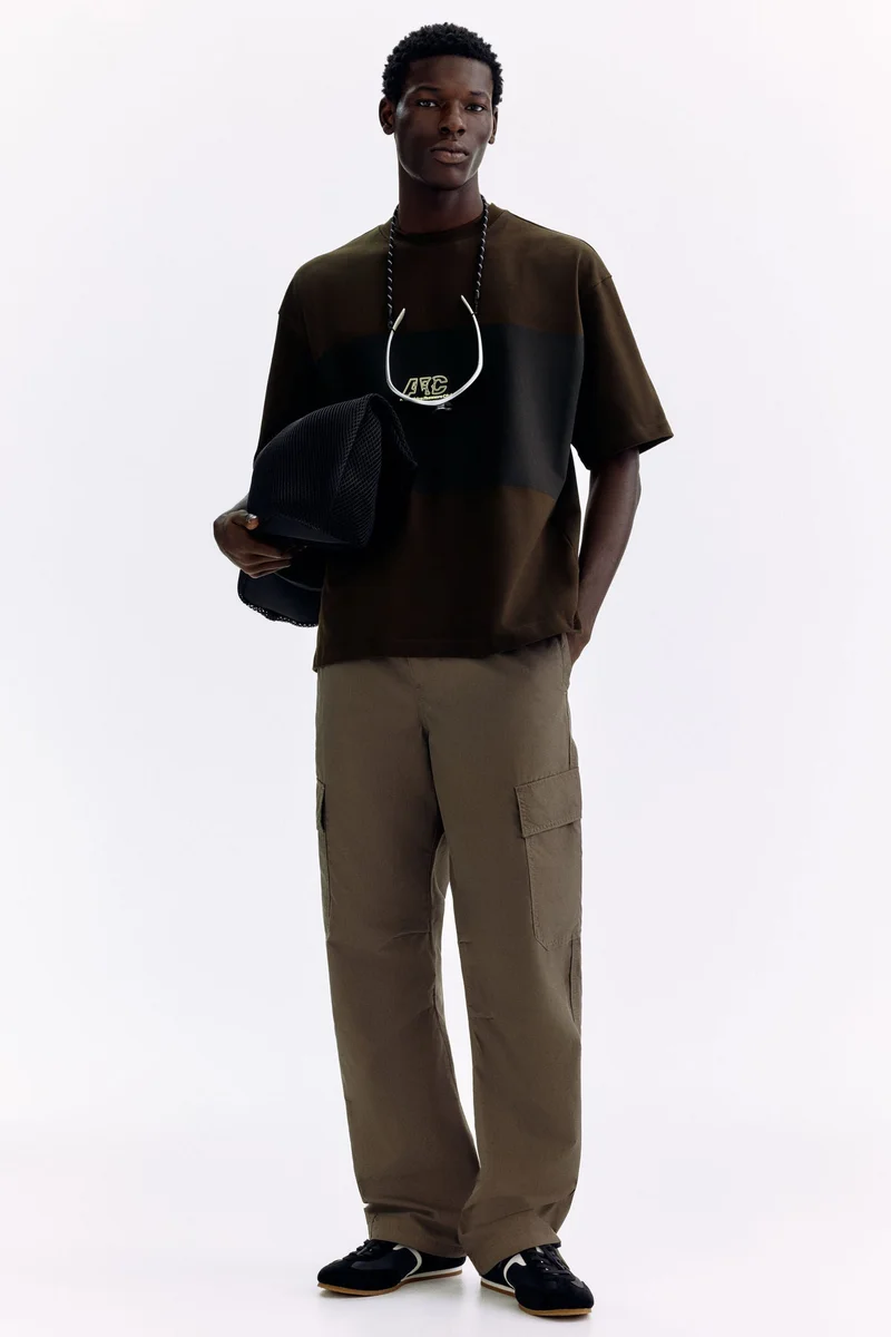 H&M Oversized Fit Printed T-shirt