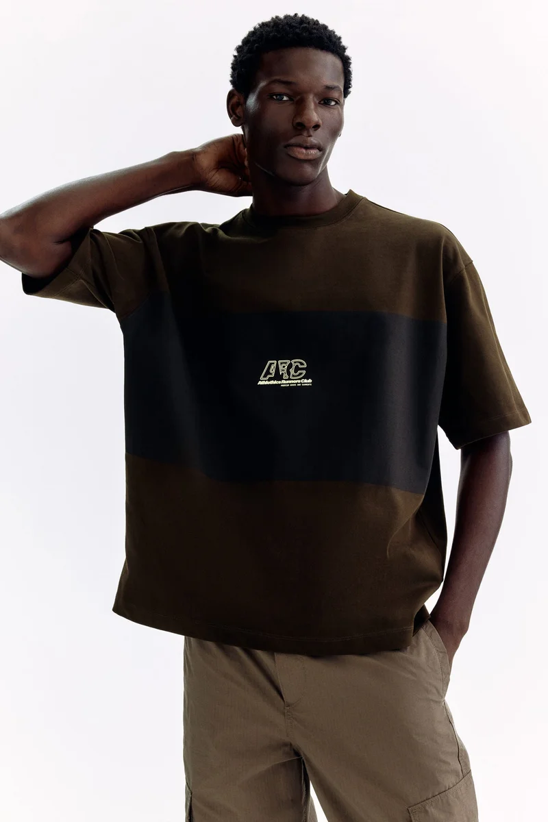 H&M Oversized Fit Printed T-shirt