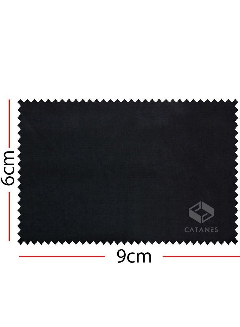 CATANES 24 Pack Of Microfiber Cleaning Cloth Premium Cloth for Glasses Lens Screens and More Black - Image 5