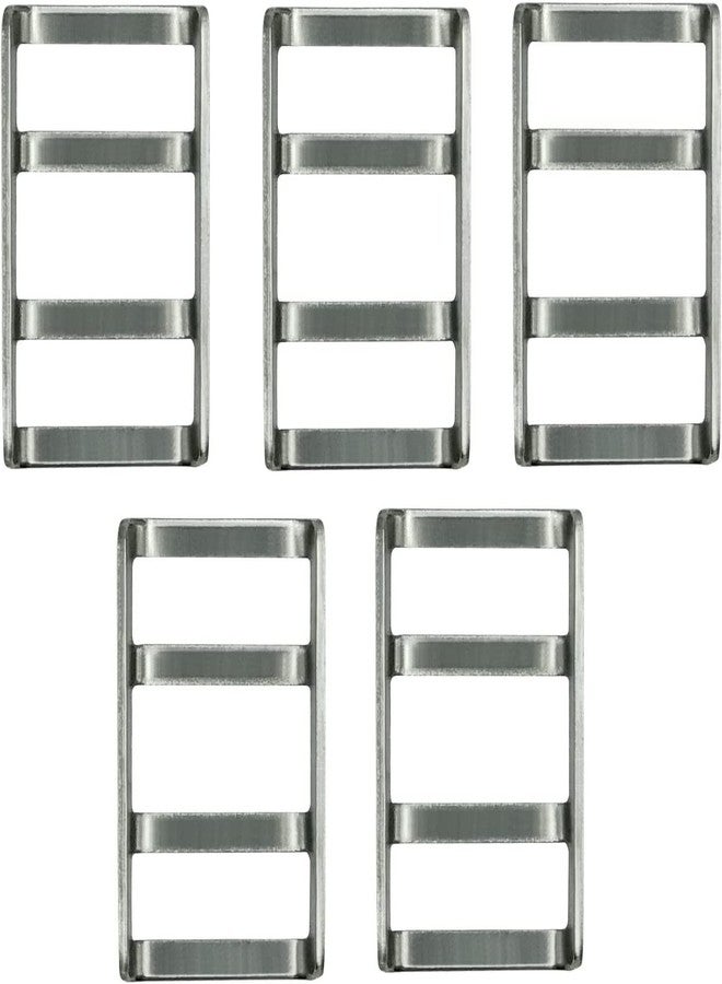 Poolzilla Stainless Steel Bar Buckle for Safety Cover Installation- 5 Pack - Image 1