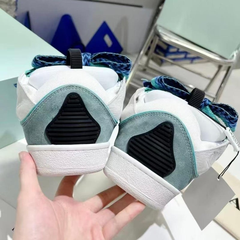 New Fashion Sneakers Lanvin Curb Retro Color-Blocking Chunky Shoes Couple''s Dad Shoes - Image 5