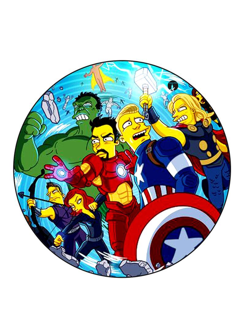 RKN Simpsons Printed Pin Multicolour - Image 1