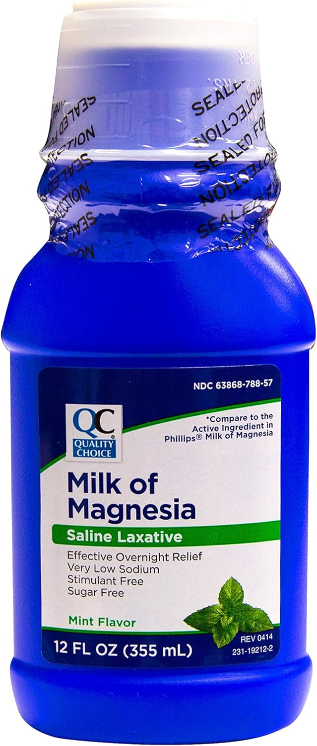 Quality Choice Quality Choice Milk Of Magnesia Mint Flavor 12 Fl Oz (Pack of 6)