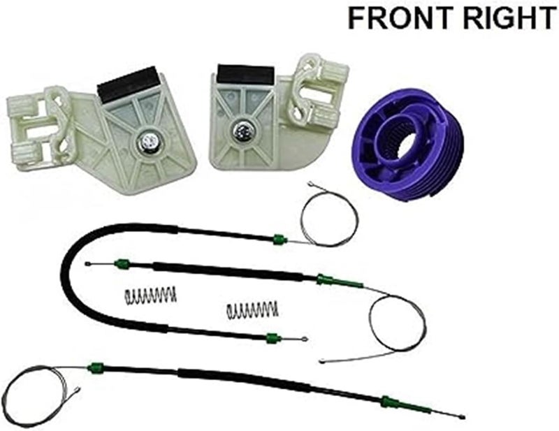 Wivplex Car Window Regulator Repair Clips Kit for VW Polo 9N - Image 2
