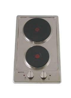 kitchen Line Electric Hob 30 CM Stainless Steel 2 Berners - Switch to Control Temperature | D2003  - Image 2
