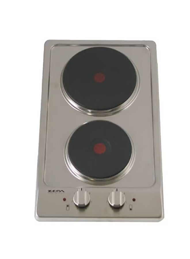 kitchen Line Electric Hob 30 CM Stainless Steel 2 Berners - Switch to Control Temperature | D2003 - Image 2