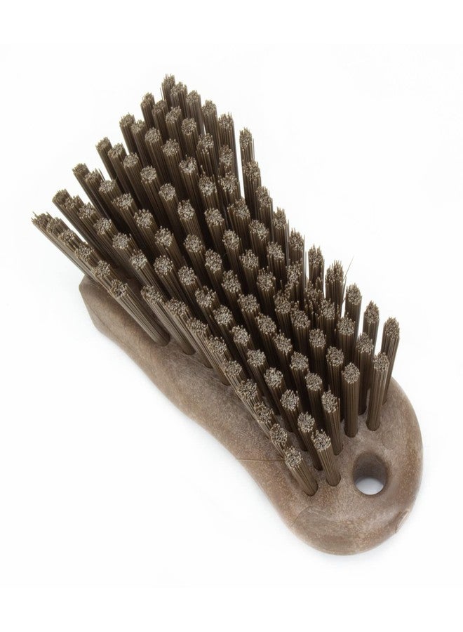 سبارتا فرشاة تنظيف ألواح التقطيع البلاستيكية من سبارتا مع فتحة تعليق لغسل ألواح التقطيع، 6 بوصات، بني - Image 4