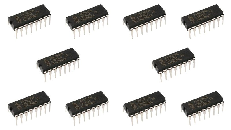 Pro3D (10 قطع) 74HC595 دائرة متكاملة لتحويل البيانات من تسلسلي إلى متوازي - Image 1