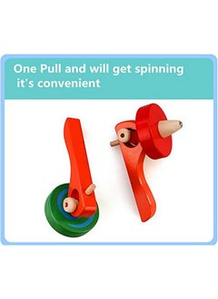 Fqstech Wooden Spinning Top Gyroscope Peg-Top With Handle And Pull String Wire,Can Last Long Time, Color Random - pzsku/ZB1D0963915DD61F576B5Z/45/_/1734347507/70ff2e40-88bd-4b54-9e76-cb194d0e45be