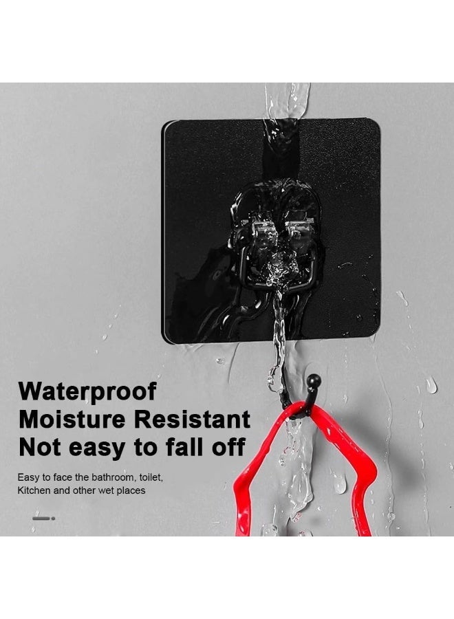هوميفاي 20 قطعة من علاقات الأدوات اللاصقة الكبيرة، بحمولة قصوى 10 كجم، علاقات جدارية قوية، مقاومة للماء للتعليق في المطبخ والحمام والمنزل والمكتب - Image 4