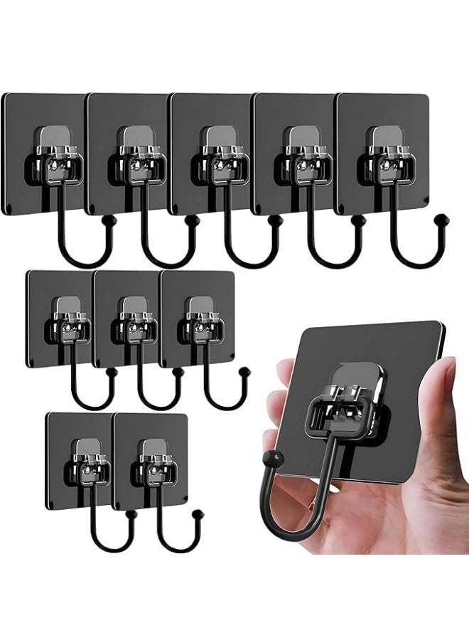 هوميفاي 20 قطعة من علاقات الأدوات اللاصقة الكبيرة، بحمولة قصوى 10 كجم، علاقات جدارية قوية، مقاومة للماء للتعليق في المطبخ والحمام والمنزل والمكتب - Image 1