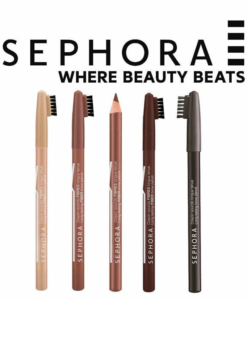 SEPHORA - SEPHORA COLLECTION 12HR Wear Mistake Proof Brow Pencil 06 Soft charcoal (1 g) - Image 1