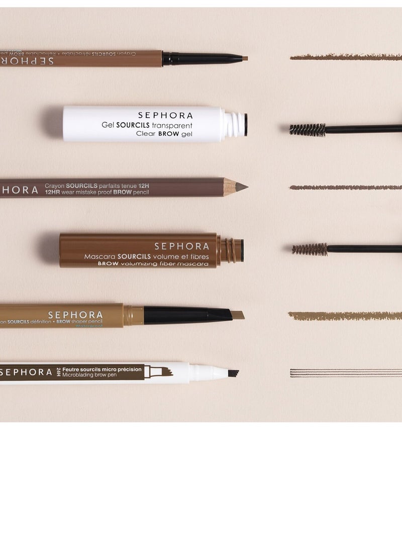SEPHORA - SEPHORA COLLECTION 12HR Wear Mistake Proof Brow Pencil 06 Soft charcoal (1 g) - Image 1