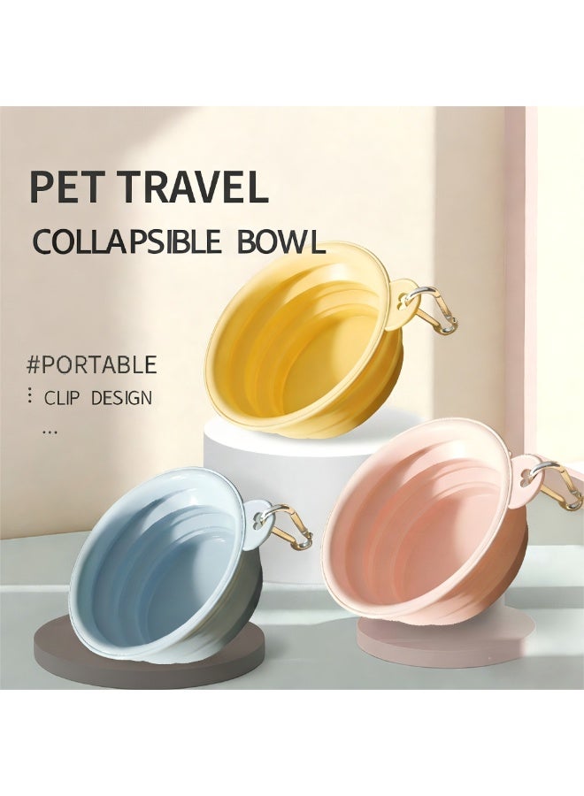 EPET Portable Collapsible Pet Travel Bowl for Dogs & Cats (Pink) - Image 5