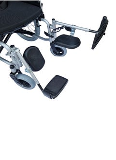 Gilani Mobility Gilani Mobility Electric and Manual Foldable Wheelchair Heavy Duty With Manually Adjustable Back and Legrests 88X84X40  - Image 5