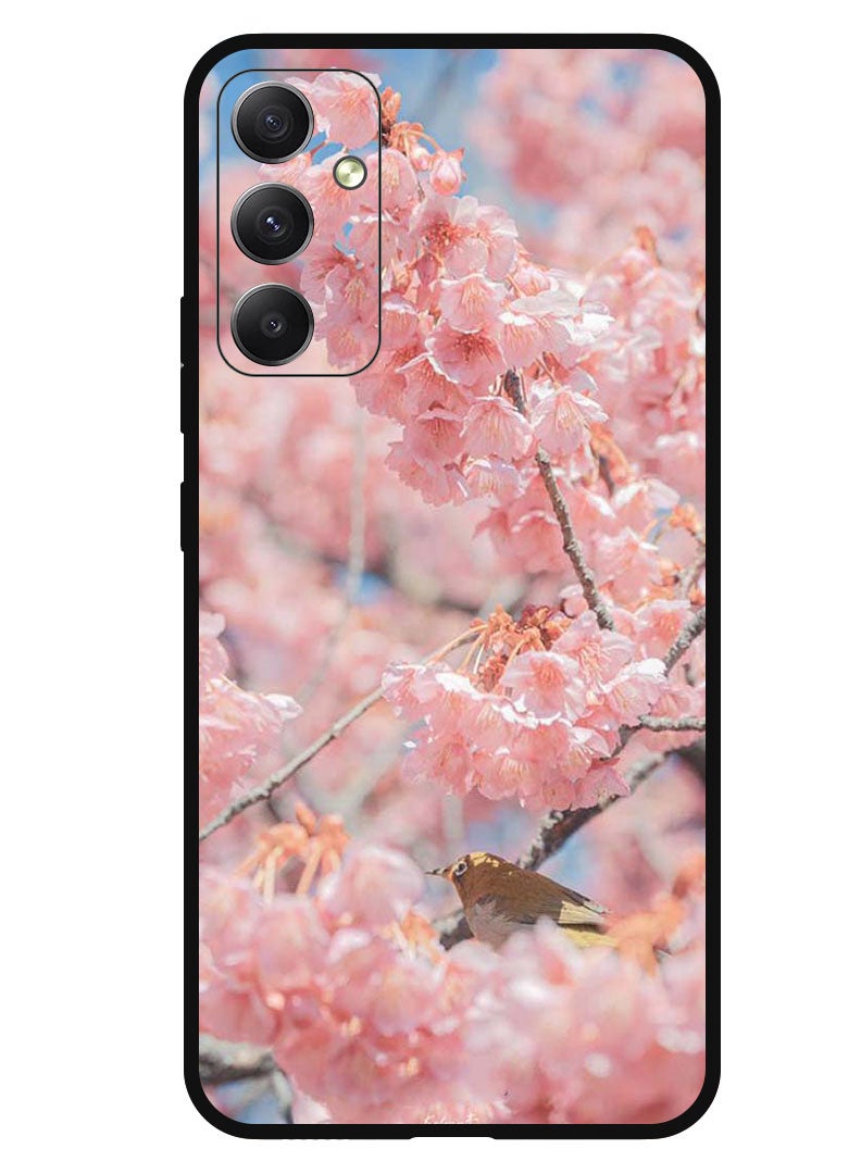 Theodor Protective Case Anti Scratch Shock Proof Bumper Cover For Samsung Galaxy A24 4G Pink flowers - Image 1