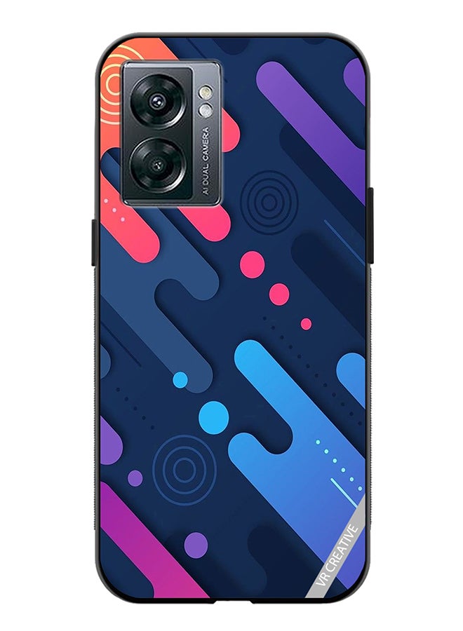 VR CREATIVE غطاء حماية لهاتف أوبو A57 5G بتصميم متعدد الألوان - Image 1