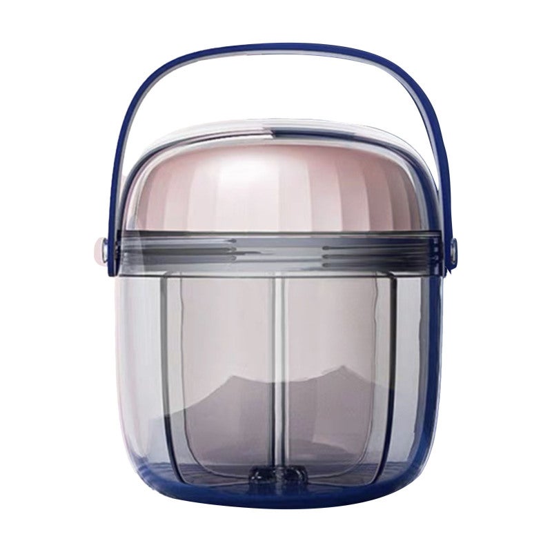 Portable Pill Organizer: Compact Multi Compartment - Secure Damp Proof Rotating Sealing - Food Grade Eco Friendly for Travel On-the-go Daily Use - Image 1