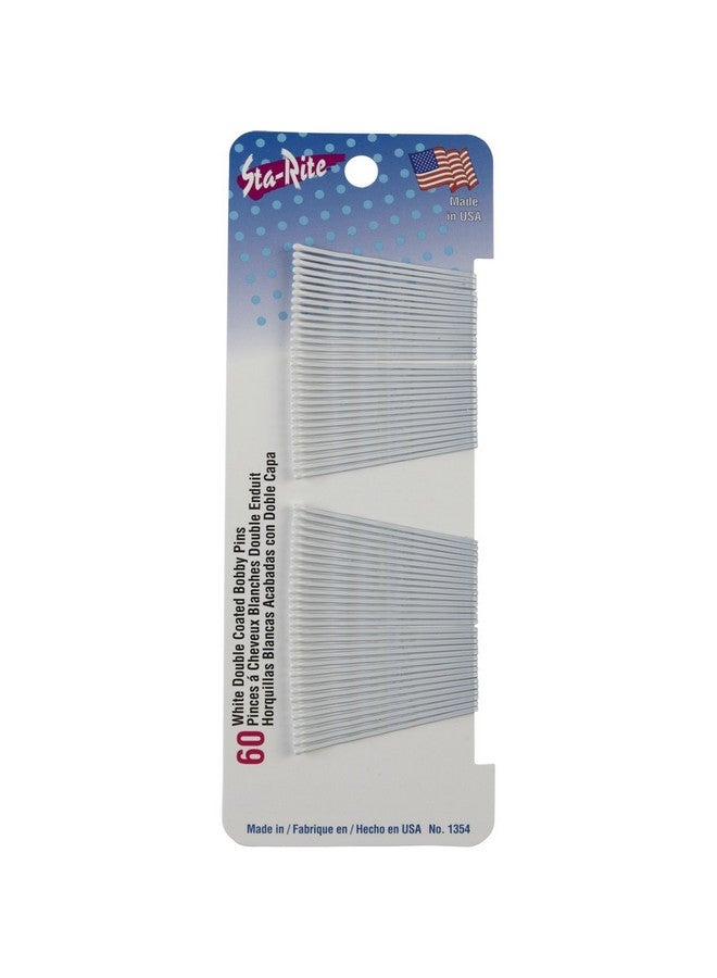 Sta-Rite White Bobby Pins 60 Count