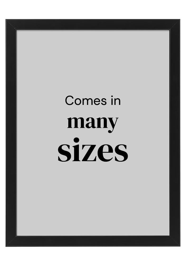 FISKBO Wall Picture Frame, Wall Hanging Photo Frame, Mounted Frame for Home, Office (Plastic & Fibreboard) Black 30 x 40 cm - Image 1