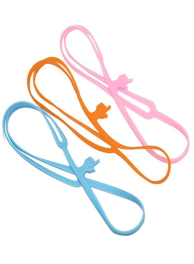 TEKEFT 7 pcs Finger Pointer Bookmark Elastic Book Mark Strap - Random Color- (7 Color) - Image 3