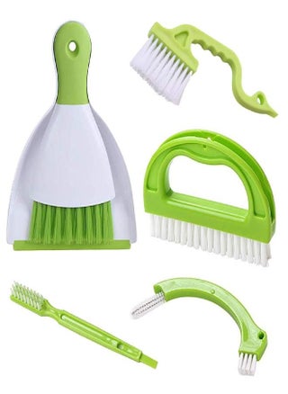 Hand-held Dustpans Grout Brush Groove Gap Cleaning Tools Set, LeeLoon Household Cleaning Brushes for Table, Desk, Countertop,Key Board,Shower,Bathroom,Kitch,Door Window Track,Seams,Floor Lines,5 Pack - pzsku/ZB1D14137E201E480FB2AZ/45/_/1692952261/8b9ff83c-b710-49c2-bc4e-619c0e266a5a