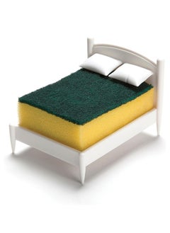 Kitchen Sponge Holder, Plastic Dish Sponge Holder for Kitchen Sink, Fits Any Standard Size Sponge, Kitchen Sink Organizer, Decor, and Unique Gift Idea (Sponge Included)
