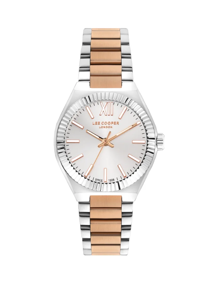 لي كوبر Lee Cooper Women 's Silver Dial Analog watch - LC07970.530