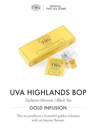 TWG Tea | UVA Highlands BOP | Black Tea | Golden Infusion | 15 Hand Sewn Cotton Tea Bags | Gift Set - Image 3