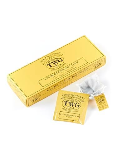 TWG Tea | UVA Highlands BOP | Black Tea | Golden Infusion | 15 Hand Sewn Cotton Tea Bags | Gift Set - Image 2