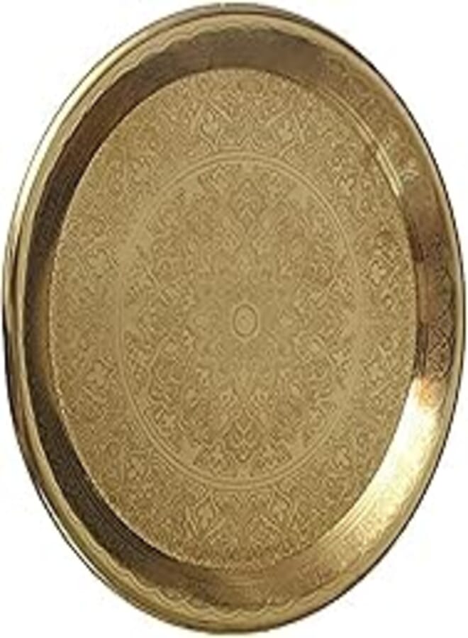 Copper Serving Tray (Gold, 35cm)