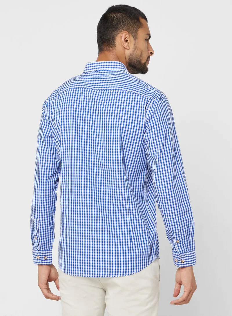 Robert Wood Check Long Sleeve Shirt