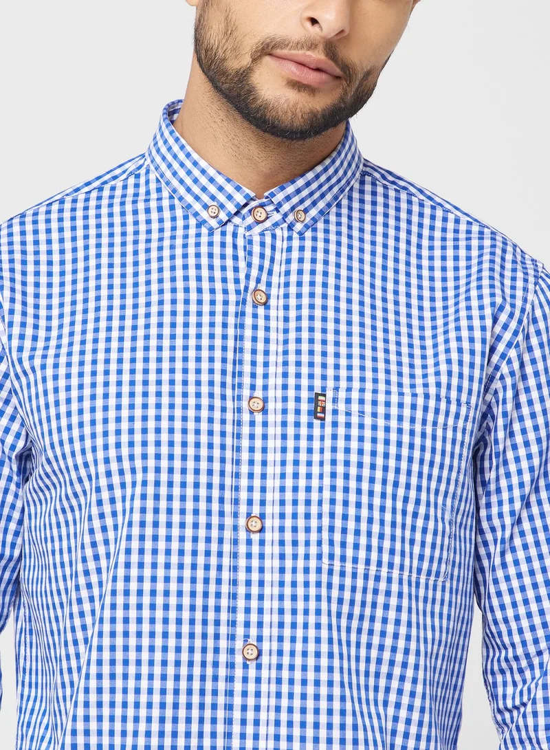Robert Wood Check Long Sleeve Shirt