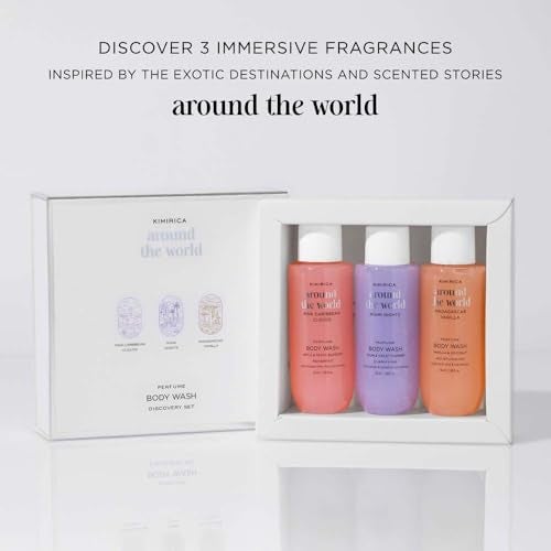 Kimirica Around the world perfume body wash trio gift set - Image 5