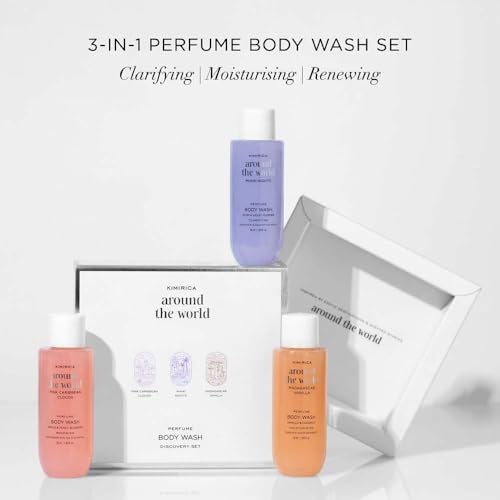 Kimirica Around the world perfume body wash trio gift set - Image 2