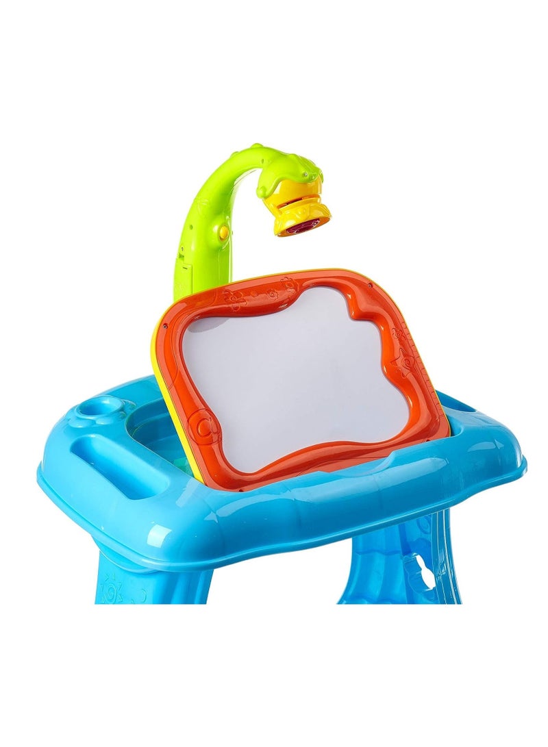 LIMRA Large Drawing Projector Table with Chair and  Lights Projector Drawing Set - Image 3