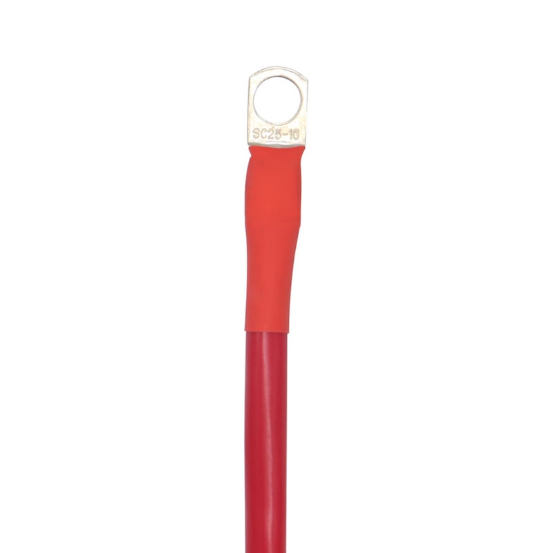 مجموعة أسلاك بطارية طاقة 25 مربع 0.3 متر 4 مقياس AWG - سلك بطارية ارتكاب أرضي أحمر وأسود - Image 4