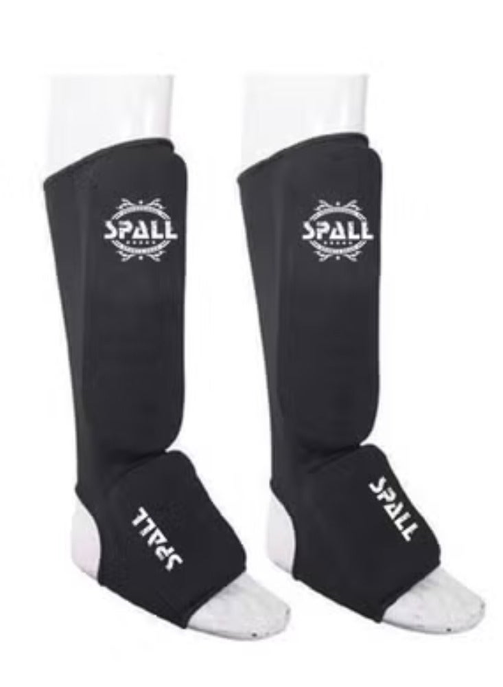Spall Product Title (English) * Shin Instep Guard Protective Leg Pad For Wrestling Sparring Karate MMA Muay Thai Boxing Kickboxing Sports Training Protective Gear Ideal For Men And Women - Image 1