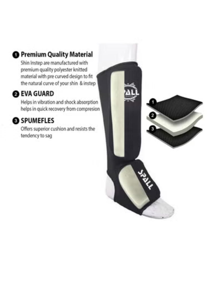 Spall Product Title (English) * Shin Instep Guard Protective Leg Pad For Wrestling Sparring Karate MMA Muay Thai Boxing Kickboxing Sports Training Protective Gear Ideal For Men And Women - Image 3