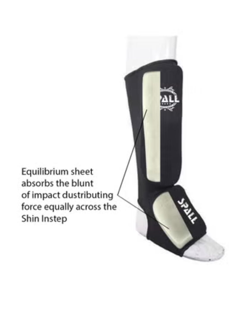 Spall Product Title (English) * Shin Instep Guard Protective Leg Pad For Wrestling Sparring Karate MMA Muay Thai Boxing Kickboxing Sports Training Protective Gear Ideal For Men And Women - Image 2