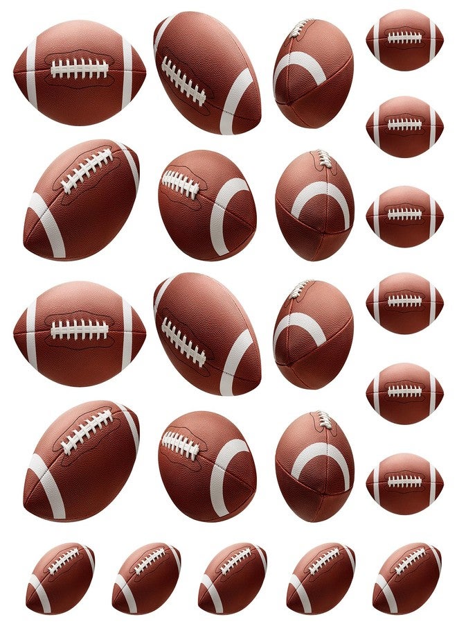 WOYINIS Football Wall Decals Sport Ball Stickers DIY Removable Vinyl Art Decal for Car Wall Window Laptop Refrigerator Door Decoration - Image 1
