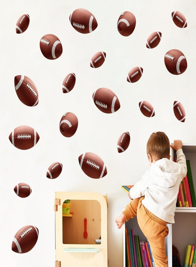 WOYINIS Football Wall Decals Sport Ball Stickers DIY Removable Vinyl Art Decal for Car Wall Window Laptop Refrigerator Door Decoration - Image 5
