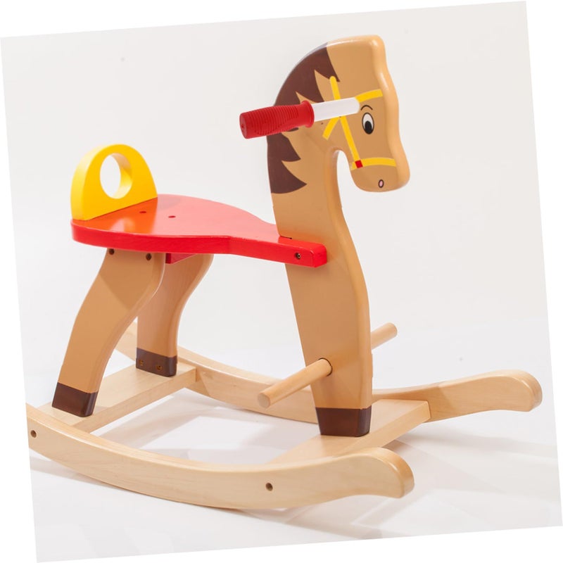 Wooden Handle Replacement For Plush Horse Riding Toy DIY Assembly Outdoor Play - Image 4
