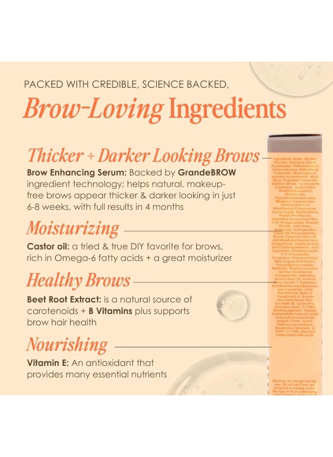 GRANDE Cosmetics GrandeBROW 2-in-1 Tinted Brow Gel and Brow Enhancing Serum - Light