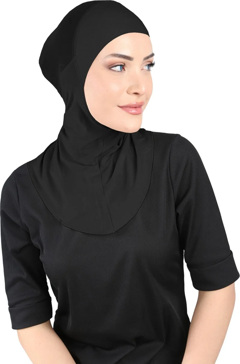 Ecardin Clima Fit Hijab Bonnet - St 228 Black