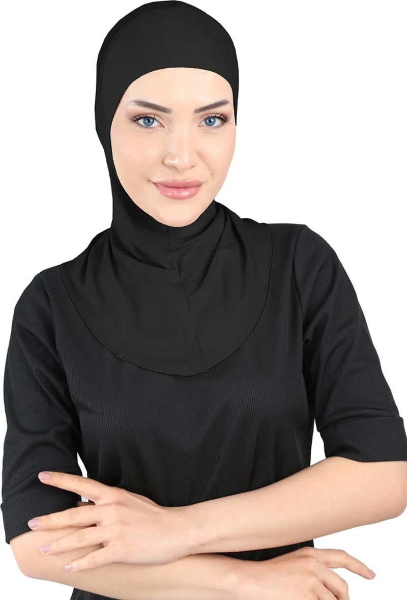Ecardin Clima Fit Hijab Bonnet - St 228 Black