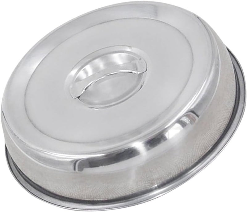 Durable versatile substance SOLUSTRE Stainless Steel 26cm round Food Dome Cover, Oil-proof Multi-function Kitchen Lid for Bbq Grills and Steak Cooking, Restaurant Grade Protective Food Cover Durability enhanced Cross-location transit friendly build All space matching look Carefully engineered build Multi-market varied design options Fine detail General purpose design Slow wear optimized quality Global upgraded economical craftsmanship Multi-goal comprehensive design Pop-area nearby warehouse Consistent single item quality Indoor outdoor use Trendy versatile build Salt mist resistant Small apartment fit Odor free color Multi usage Backup reserve local stock All-round applied quality Practical versatile construction Simple multi-color universal build Organized shipment arrange Air & land transit compatible - Image 1
