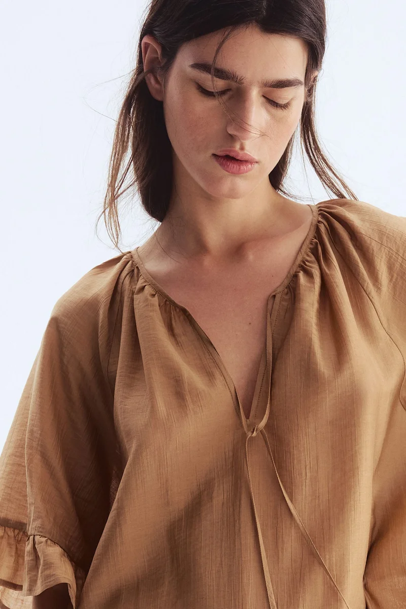 H&M Tie-detail tunic dress