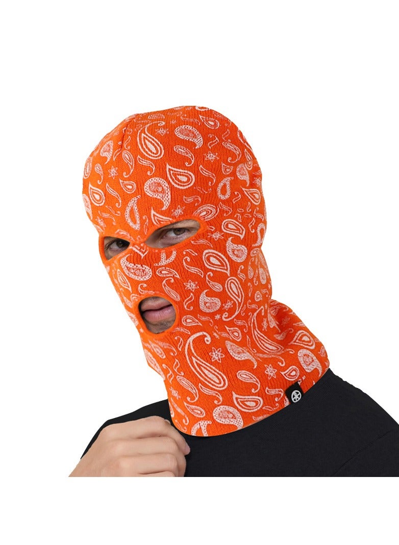 KASTWAVE Face Mask Hood, 2 Pcs Knitted Balaclava Ski Masks - Full Face Coverage for Winter Warmth in Outdoor Sports. Knitted Sports Masks for Men and Women - Image 3